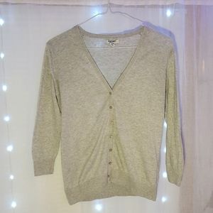 Light gray cardigan